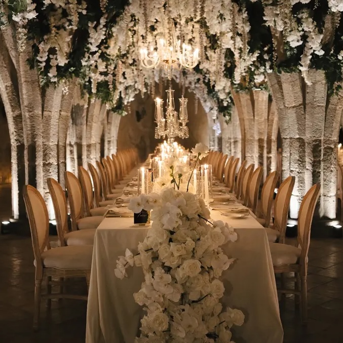 Allestimento floreale luxury per matrimonio